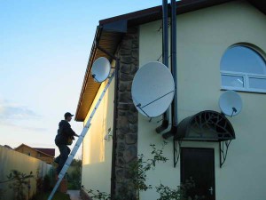 Встановлення супутникової антени